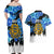 Estonia Independence Day Couples Matching Off Shoulder Maxi Dress and Hawaiian Shirt Cornflower Unique Style - Wonder Print Shop