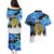 Estonia Independence Day Couples Matching Puletasi and Hawaiian Shirt Cornflower Unique Style - Wonder Print Shop