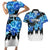 Estonia Independence Day Couples Matching Short Sleeve Bodycon Dress and Hawaiian Shirt Cornflower Unique Style - Wonder Print Shop