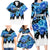 Estonia Independence Day Family Matching Long Sleeve Bodycon Dress and Hawaiian Shirt Cornflower Unique Style - Wonder Print Shop