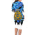 Estonia Independence Day Family Matching Long Sleeve Bodycon Dress and Hawaiian Shirt Cornflower Unique Style - Wonder Print Shop