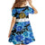 Estonia Independence Day Family Matching Off Shoulder Maxi Dress and Hawaiian Shirt Cornflower Unique Style - Wonder Print Shop