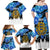 Estonia Independence Day Family Matching Off Shoulder Maxi Dress and Hawaiian Shirt Cornflower Unique Style - Wonder Print Shop