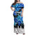 Estonia Independence Day Family Matching Off Shoulder Maxi Dress and Hawaiian Shirt Cornflower Unique Style - Wonder Print Shop