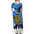 Estonia Independence Day Family Matching Off Shoulder Maxi Dress and Hawaiian Shirt Cornflower Unique Style - Wonder Print Shop