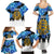 Estonia Independence Day Family Matching Summer Maxi Dress and Hawaiian Shirt Cornflower Unique Style - Wonder Print Shop