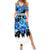 Estonia Independence Day Family Matching Summer Maxi Dress and Hawaiian Shirt Cornflower Unique Style - Wonder Print Shop