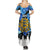 Estonia Independence Day Family Matching Summer Maxi Dress and Hawaiian Shirt Cornflower Unique Style - Wonder Print Shop