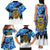 Estonia Independence Day Family Matching Tank Maxi Dress and Hawaiian Shirt Cornflower Unique Style - Wonder Print Shop