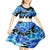 Estonia Independence Day Kid Short Sleeve Dress Cornflower Unique Style - Wonder Print Shop