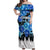 Estonia Independence Day Off Shoulder Maxi Dress Cornflower Unique Style - Wonder Print Shop