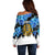 Estonia Independence Day Off Shoulder Sweater Cornflower Unique Style - Wonder Print Shop