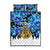 Estonia Independence Day Quilt Bed Set Cornflower Unique Style - Wonder Print Shop