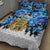 Estonia Independence Day Quilt Bed Set Cornflower Unique Style - Wonder Print Shop