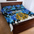 Estonia Independence Day Quilt Bed Set Cornflower Unique Style - Wonder Print Shop