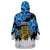 Estonia Independence Day Wearable Blanket Hoodie Cornflower Unique Style - Wonder Print Shop