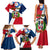 Dominican Republic Independence Day Family Matching Tank Maxi Dress and Hawaiian Shirt Coat Of Arms Flag Style - Wonder Print Shop