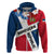 Dominican Republic Independence Day Zip Hoodie Coat Of Arms Flag Style - Wonder Print Shop