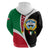 Kuwait National Day Zip Hoodie Kuwayt Coat Of Arms Arfaj Flower - Wonder Print Shop