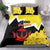 Brunei Darussalam National Day Bedding Set Coat Of Arms Simpor Flower - Wonder Print Shop