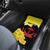 Brunei Darussalam National Day Car Mats Coat Of Arms Simpor Flower - Wonder Print Shop