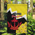 Brunei Darussalam National Day Garden Flag Coat Of Arms Simpor Flower - Wonder Print Shop