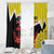 Brunei Darussalam National Day Window Curtain Coat Of Arms Simpor Flower