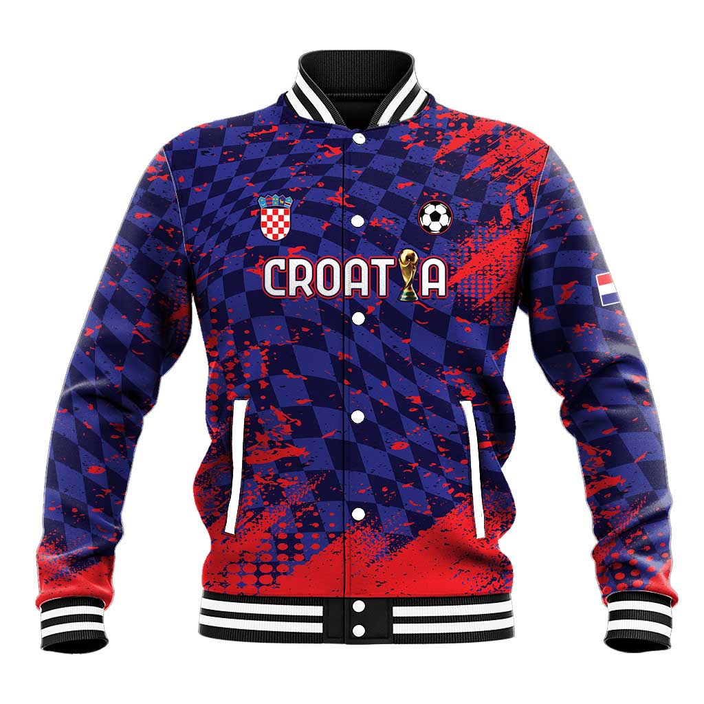 Custom Croatia 2026 World Football Baseball Jacket Hrvatska Vatreni - Wonder Print Shop