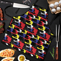 Haiti Map Camouflage Colorful Apron - Wonder Print Shop
