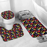 Haiti Map Camouflage Colorful Bathroom Set - Wonder Print Shop