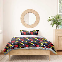 Haiti Map Camouflage Colorful Bedding Set - Wonder Print Shop