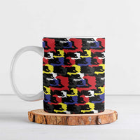 Haiti Map Camouflage Colorful Ceramic Mug - Wonder Print Shop