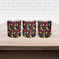 Haiti Map Camouflage Colorful Ceramic Mug - Wonder Print Shop