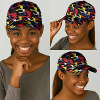 Haiti Map Camouflage Colorful Classic Cap - Wonder Print Shop