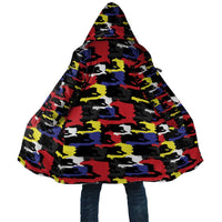 Haiti Map Camouflage Colorful Cloak - Wonder Print Shop
