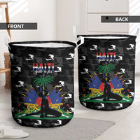 Haiti Map Camouflage Laundry Basket Unique Style - Wonder Print Shop