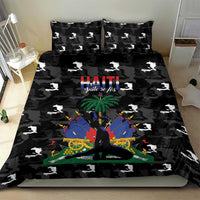 Haiti Map Camouflage Bedding Set Unique Style - Wonder Print Shop
