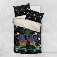 Haiti Map Camouflage Bedding Set Unique Style - Wonder Print Shop