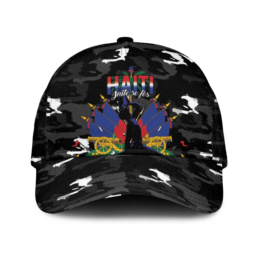 Haiti Map Camouflage Classic Cap Unique Style - Wonder Print Shop