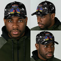Haiti Map Camouflage Classic Cap Unique Style - Wonder Print Shop
