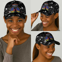 Haiti Map Camouflage Classic Cap Unique Style - Wonder Print Shop