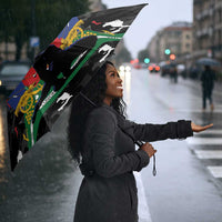 Haiti Map Camouflage Umbrella Unique Style - Wonder Print Shop