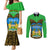 Sierra Leone Independence Day 2024 Couples Matching Mermaid Dress and Long Sleeve Button Shirt Happy 63rd Anniversary African Pattern