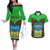 Sierra Leone Independence Day 2024 Couples Matching Off The Shoulder Long Sleeve Dress and Hawaiian Shirt Happy 63rd Anniversary African Pattern - Wonder Print Shop