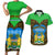 Sierra Leone Independence Day 2024 Couples Matching Short Sleeve Bodycon Dress and Hawaiian Shirt Happy 63rd Anniversary African Pattern - Wonder Print Shop