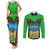 Sierra Leone Independence Day 2024 Couples Matching Tank Maxi Dress and Long Sleeve Button Shirt Happy 63rd Anniversary African Pattern - Wonder Print Shop