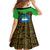 Sierra Leone Independence Day 2024 Family Matching Off Shoulder Short Dress and Hawaiian Shirt Happy 63rd Anniversary African Pattern - Wonder Print Shop