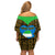 Sierra Leone Independence Day 2024 Family Matching Off Shoulder Short Dress and Hawaiian Shirt Happy 63rd Anniversary African Pattern - Wonder Print Shop