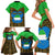 Sierra Leone Independence Day 2024 Family Matching Short Sleeve Bodycon Dress and Hawaiian Shirt Happy 63rd Anniversary African Pattern - Wonder Print Shop