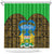 Sierra Leone Independence Day 2024 Shower Curtain Happy 63rd Anniversary African Pattern